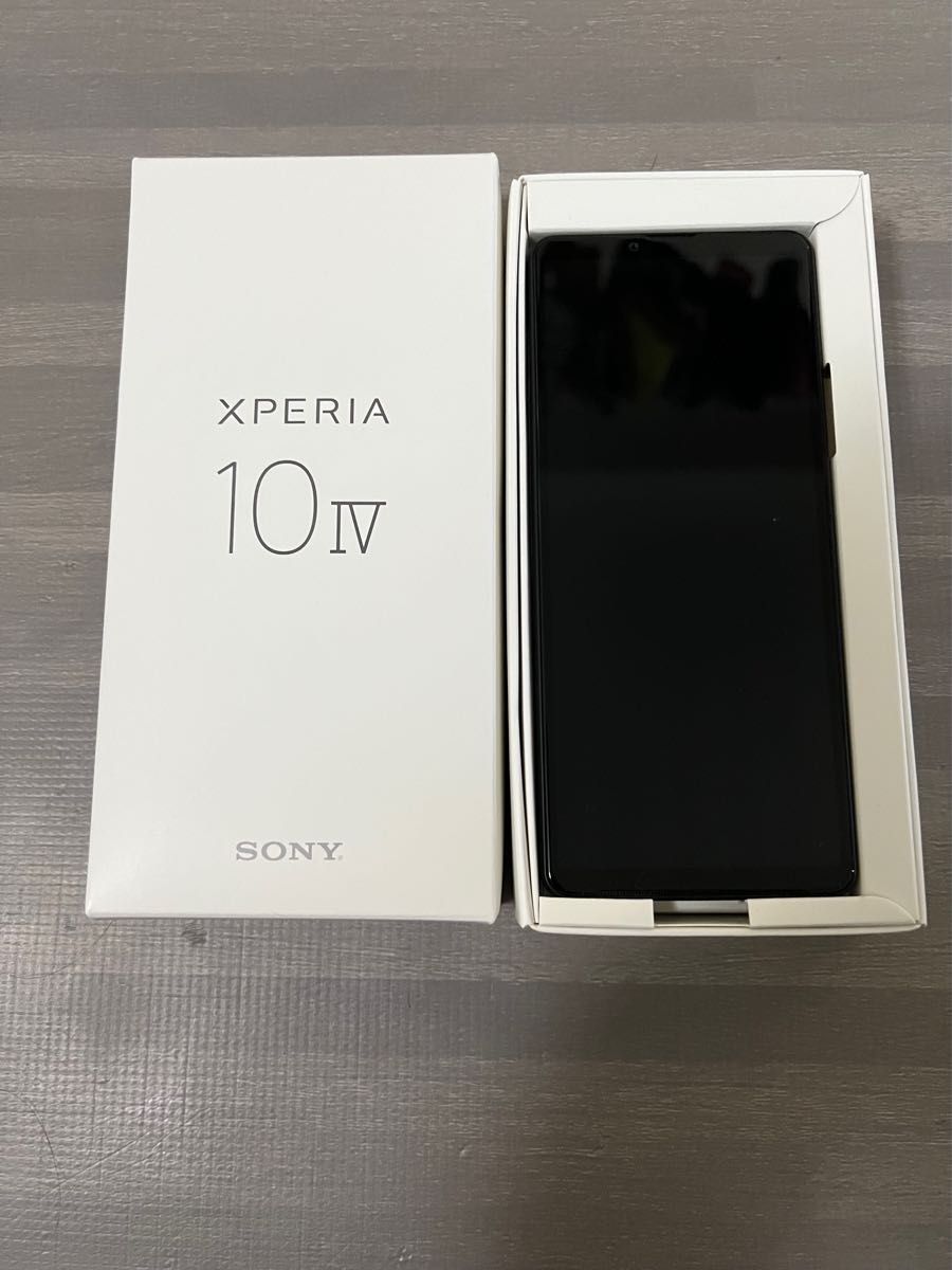 新品未使用】Sony xperia 10 iv ブラック（黒） SIMフリー-