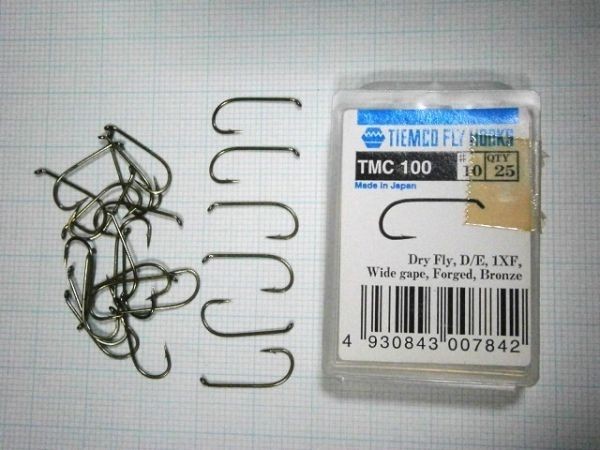 ★ティムコ・フック/TMC-100 #10 (25本入) 軽量ドライフライ用の画像1