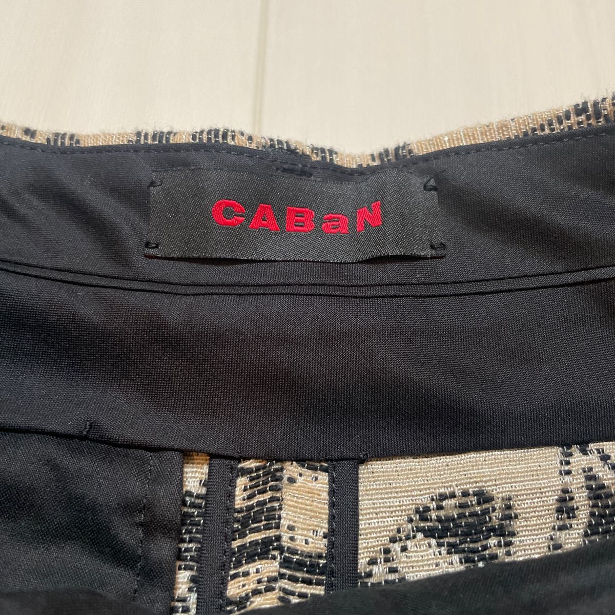 美品 CABaN キャバン エスニックジャカード ワイドパンツ 人気商品 価格52800