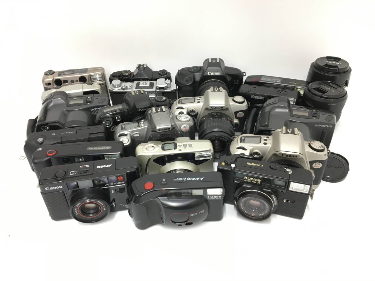 ☆ カメラジャンクまとめ20 ☆ Canon Autoboy 3 + AF 35 M + Konica
