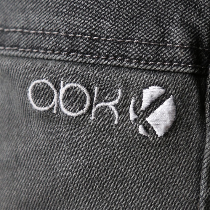 * rare out of print ABKe- Be ke-Yoda Yoda black Stone Denim jeans climbing pants boruda ring pants M black robust comfortable NEW