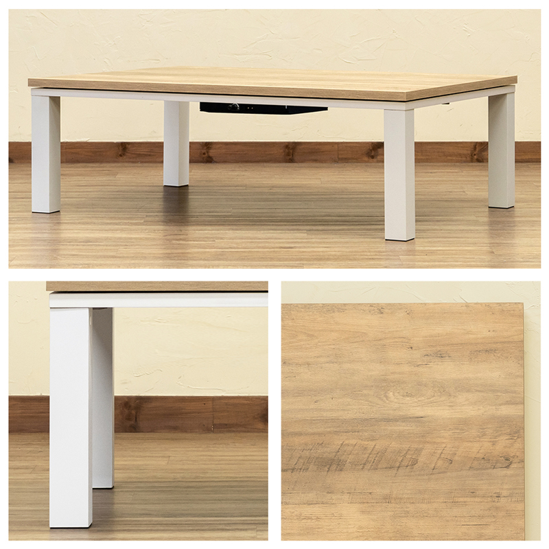 Yahoo!オークション - こたつテーブル 120cm×80cm 木製 510W Yahoo!オークション - こたつテーブル 120cm×80cm 木製 510W
