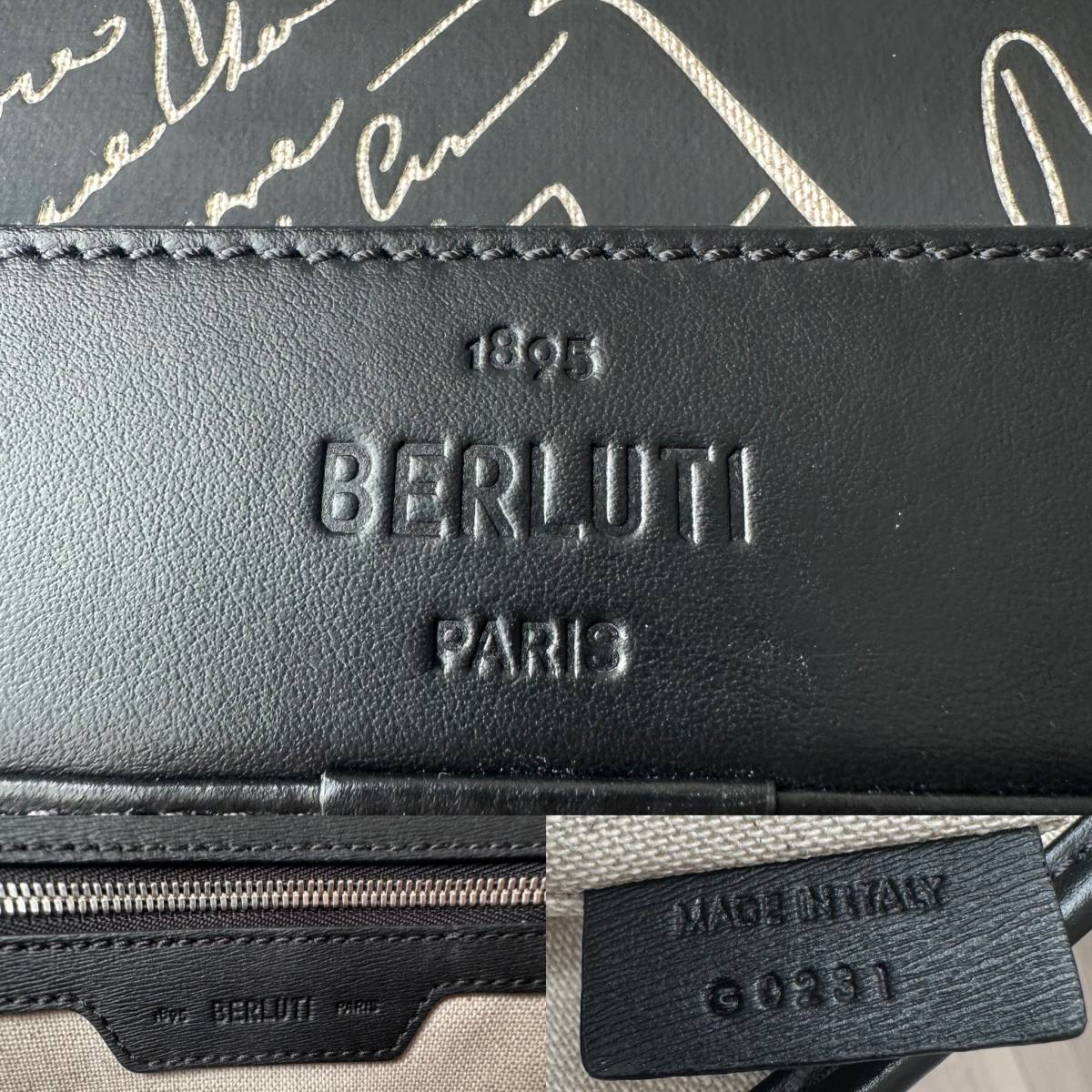 定価65万 Berluti Un Jour Scritto Leather Briefcase ベルルッティ