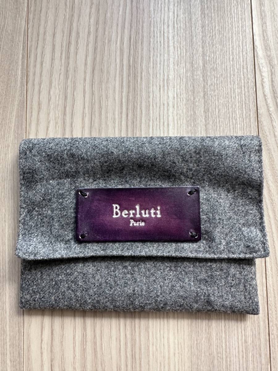 ベルルッティ バンブー カリグラフィ カードケース パープル スペシャルオーダー スペシャルオーダー Berluti BAMBOU ベルルッティ バンブー