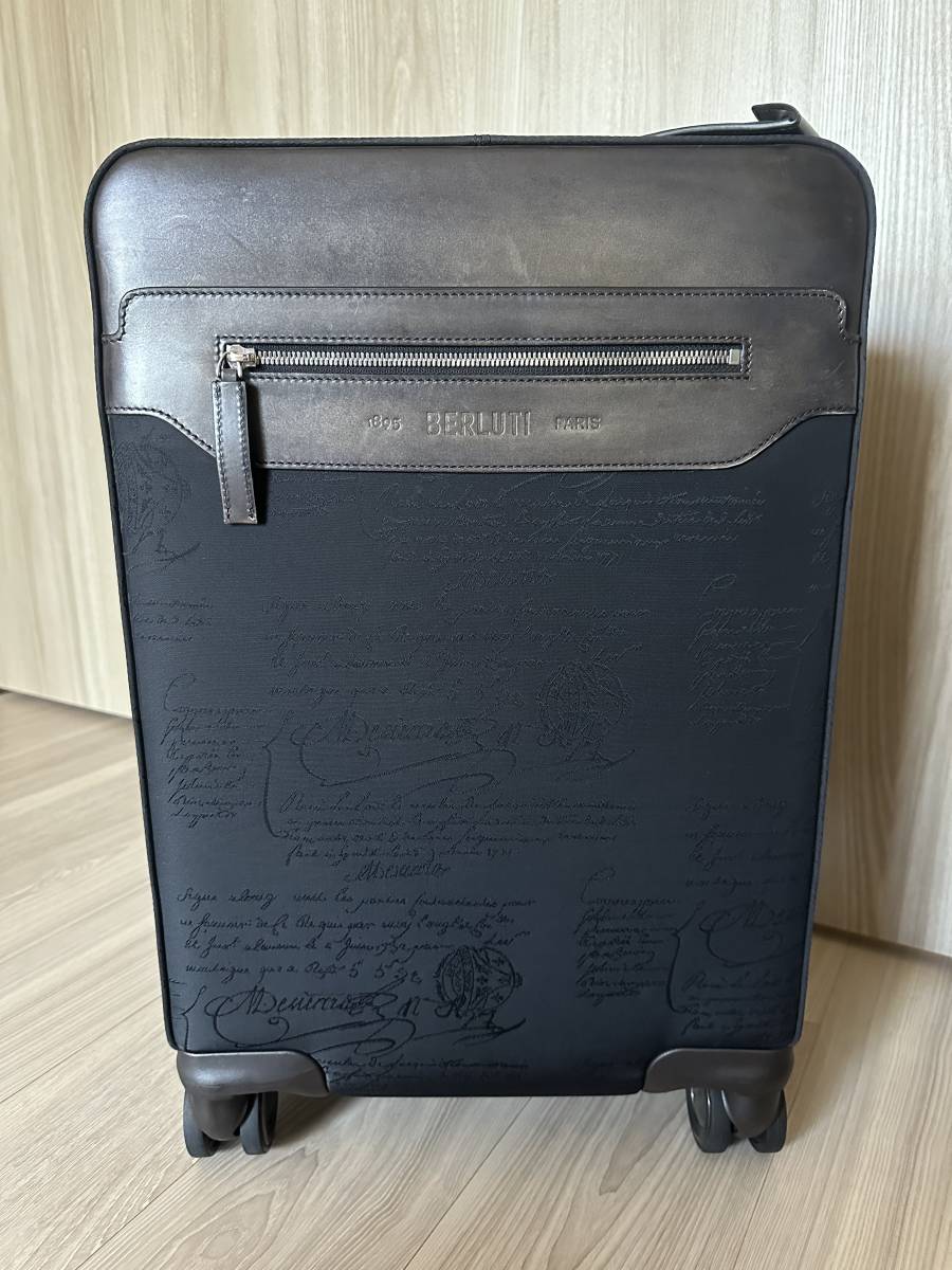 定価127万 Berluti ベルルッティ FORMULA1004 スーツケース キャリーバッグ ナイロン素材 国内線・国際線機内持ち込み可能