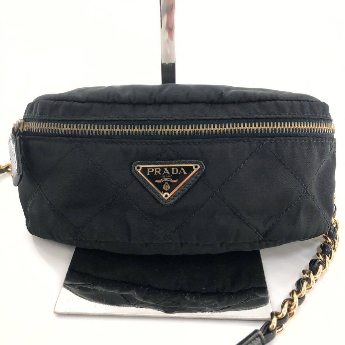 まとめ買い】 ショルダーバッグ プラダ PRADA 美品 斜め掛け ナイロン