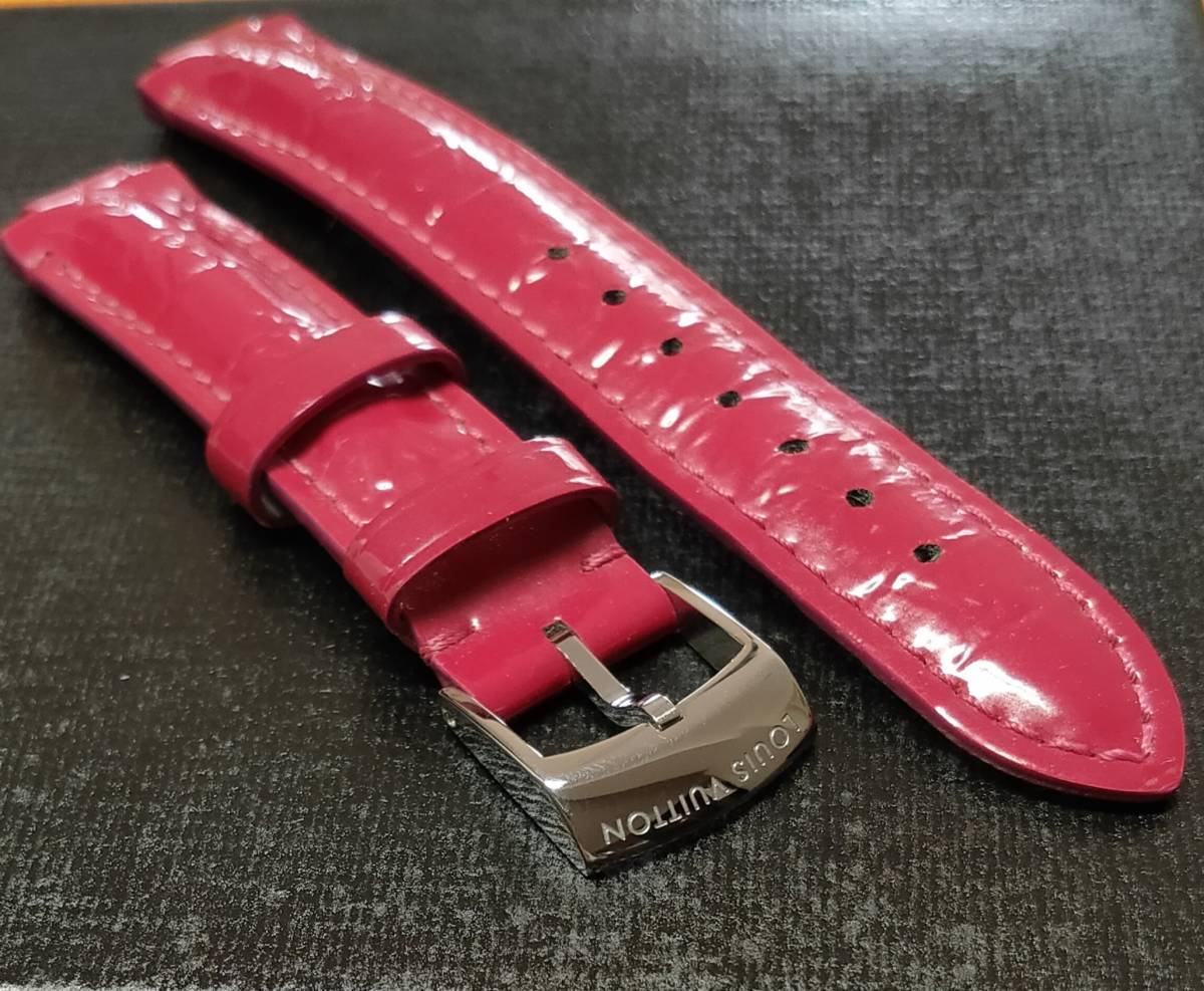 Louis Vuitton 16mm Red Leather Strap