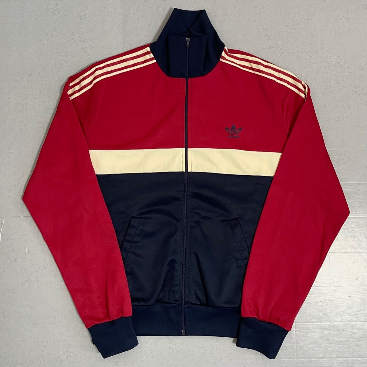 adidas 70s トラックジャケット フランス製 ジャージ トラックトップ