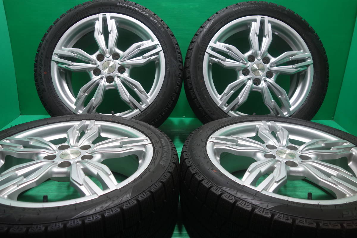 K2537-21 送料無料 225/45R17 スタッドレス 4本セット NANKANG WINTERSAF WS-1 8分山 溝たっぷり プジョー用 308 ストレートナット_画像1