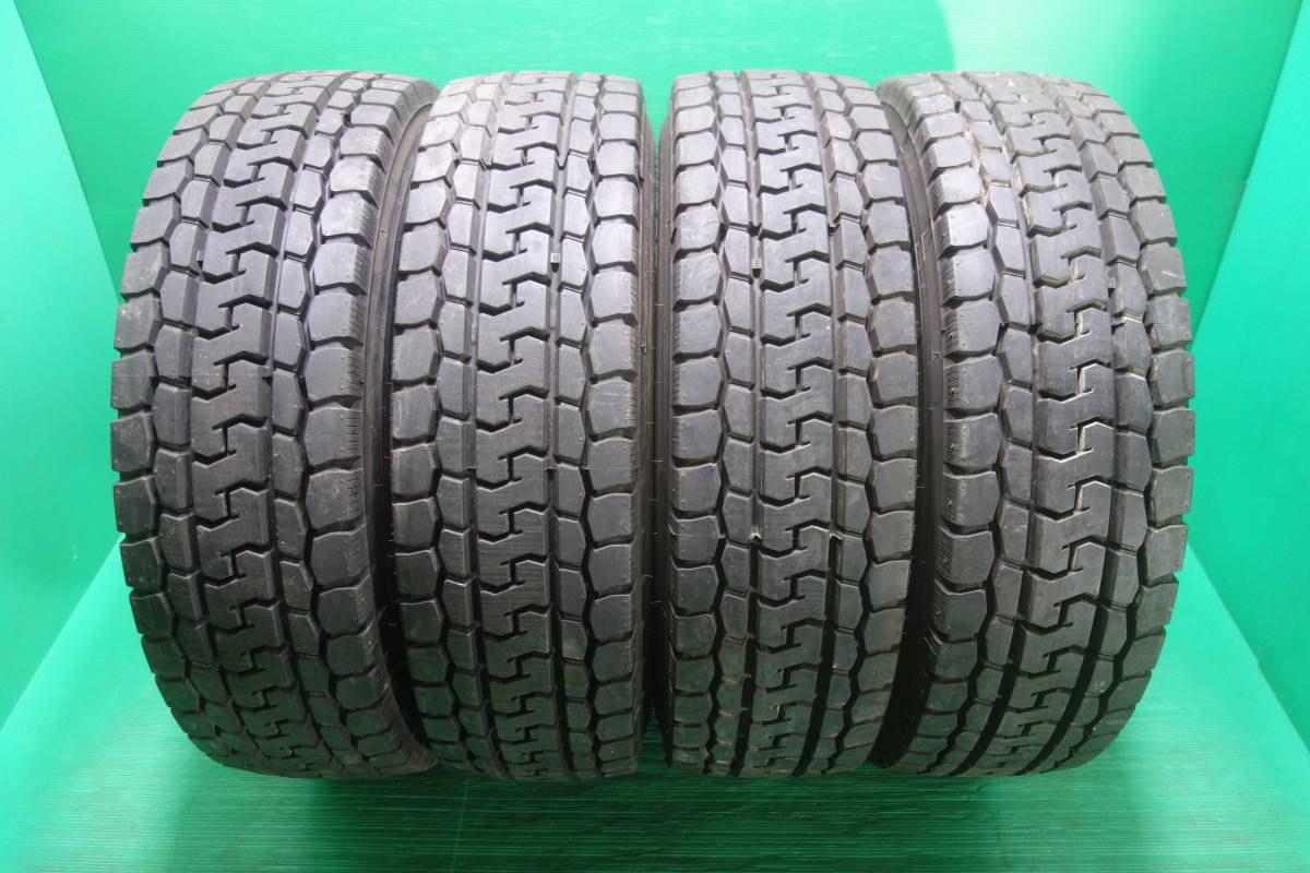 K2630-23 送料無料 245/70R19.5 136/134J スタッドレス TB 4本セット YOKOHAMA TY287 約9.5分山 イボ付 溝たっぷり 2023年製 トラック 大型_画像1