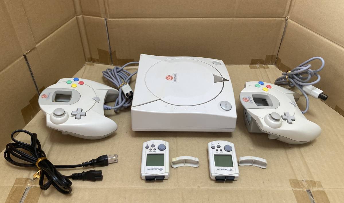 SEGA.Dreamcast.セガ.ドリームキャスト.HKT-3000本体.コントローラ.メモリーカードなど.説明にご覧ください_画像9