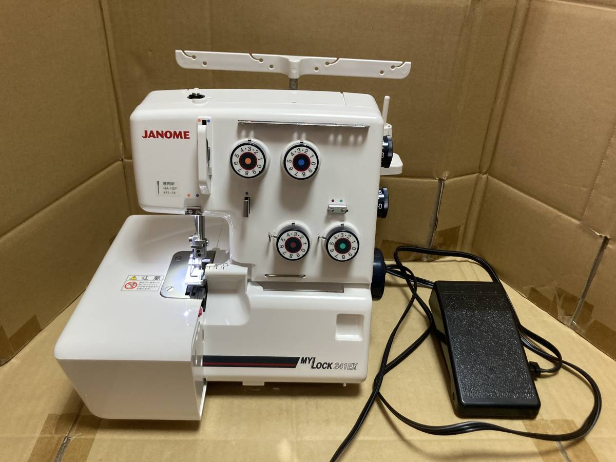 正規販売店】 JANOME.MYLOCK241EX.793型.ジャノメ.ロックミシン.ミシン