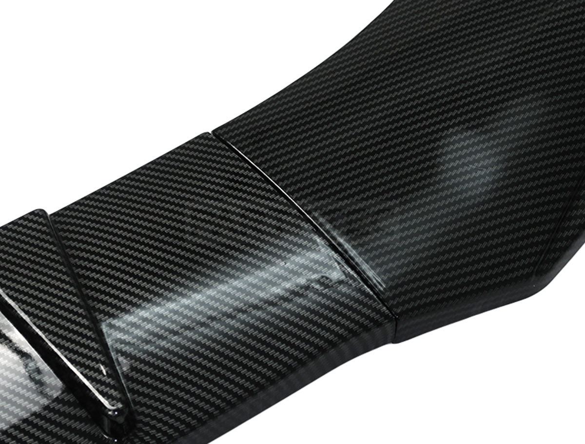  карбоновый рисунок 3 раздел передний спойлер "губа" винт есть трещина . сильный бампер Canard обвес экстерьер Honda Step WGN RP серия / 149-17