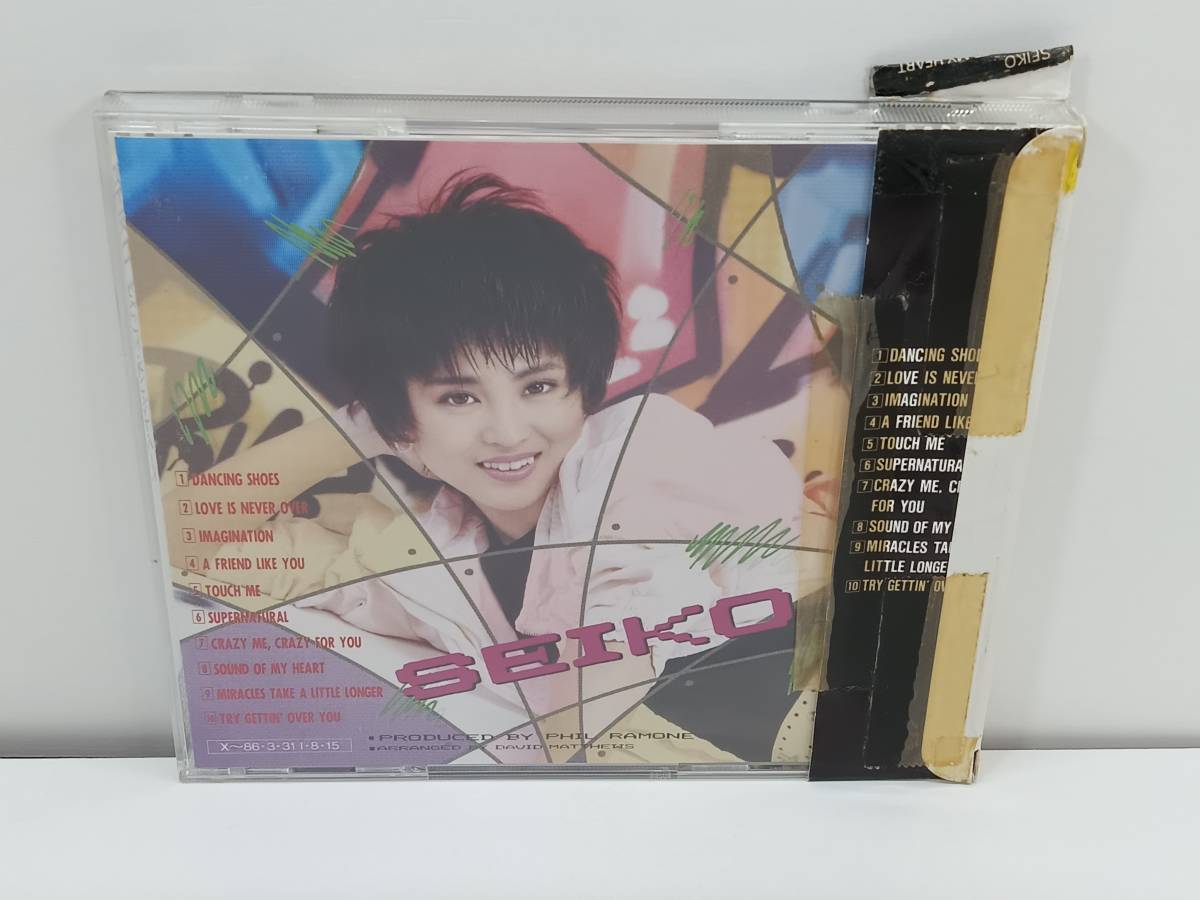 【中古CD】SEIKO／サウンド・オブ・マイ・ハート　松田聖子　※帯損傷・テープ止め　(管-A-655)_画像2
