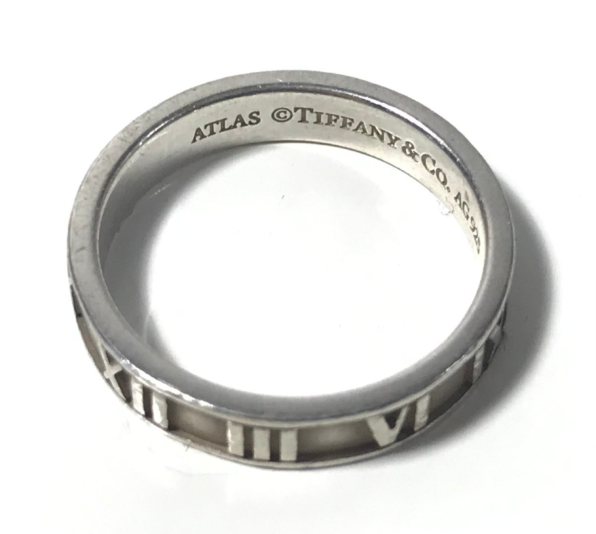 Tiffany&Co ティファニー アトラスリング 指輪 15号 シルバー Ag925 ヴィンテージ レディース アクセサリー