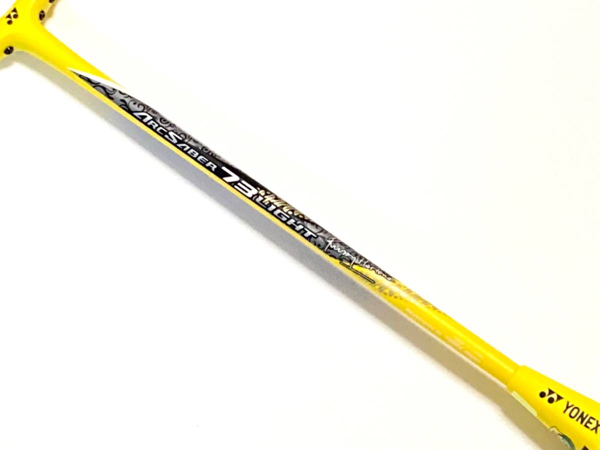 送料無料！ YONEX★ヨネックス ARCSABER 73 LIGHT YELLOW アークセイバー 73 LIGHT イエロー 5U5 ★ラケット_画像3