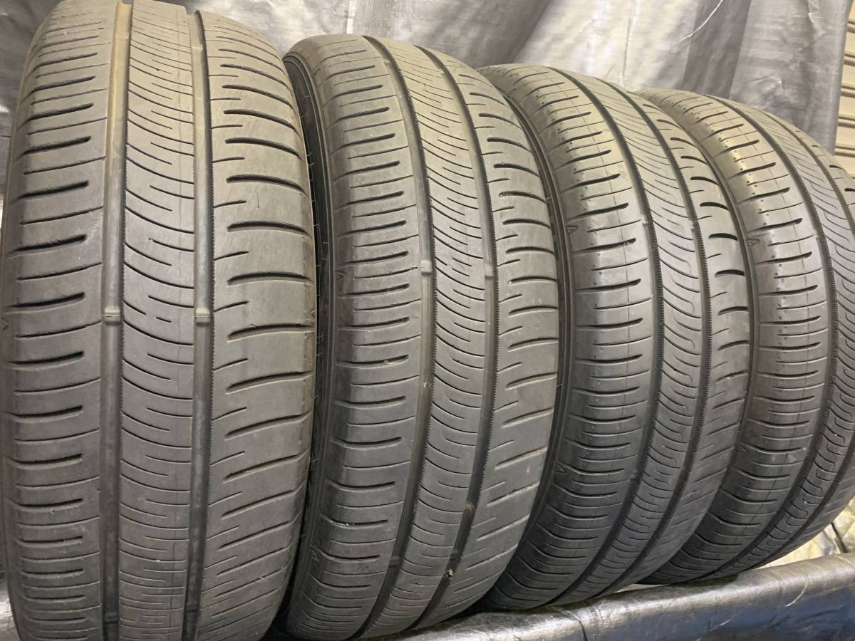 深溝 ダンロップ 195/60R16 ENASAVE RV505 4本セット 中古タイヤ 2020