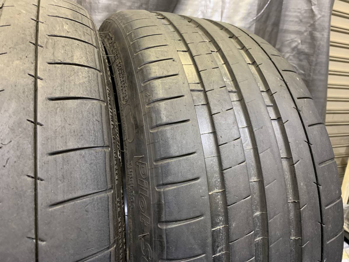 バリ溝 ミシュラン 255/35R20 Pilot Super Sport K2 2本セット 中古タイヤ 255/35-20 A6 S6 V90 S90 などに_画像4