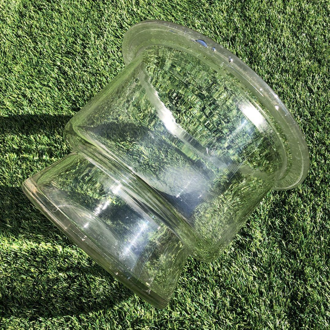 美品 古い 気泡入 ガラス デシケーター 乾燥ガラス器 防湿容器 美品 古い 気泡入 ガラス デシケーター 乾燥ガラス器 防湿容器