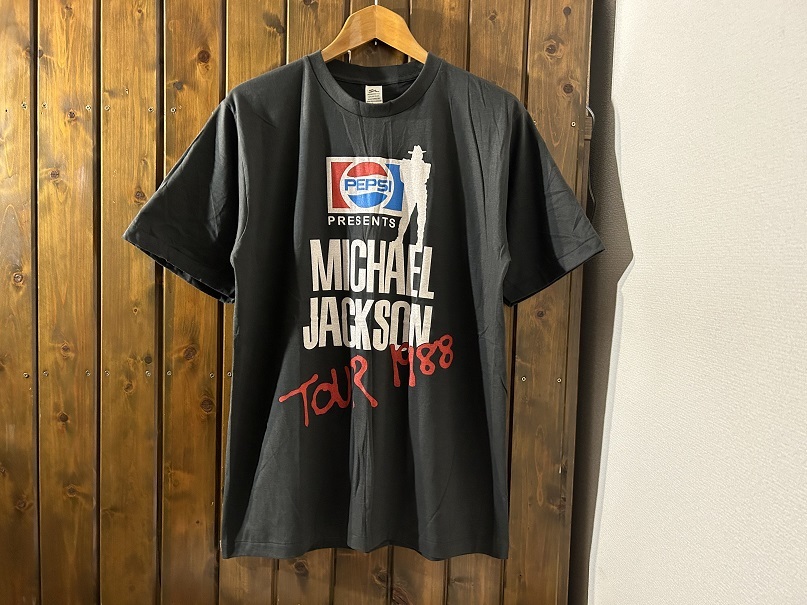 新品●マイケルジャクソン　BAD 1988 TOUR　ビンテージスタイル　Tシャツ［XL］●キングオブポップ/バッド/MJ_画像1