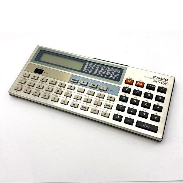 CASIO/カシオ ポケットコンピューター PB-100 計算機 当時物 ポケコン 電卓 現状品_画像1