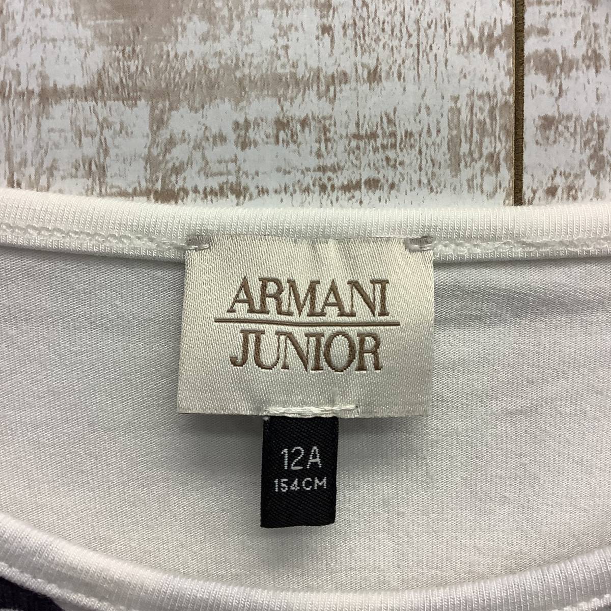 A379*ARMANI JUNIOR | Armani Junior футболка с длинным рукавом размер 154cm