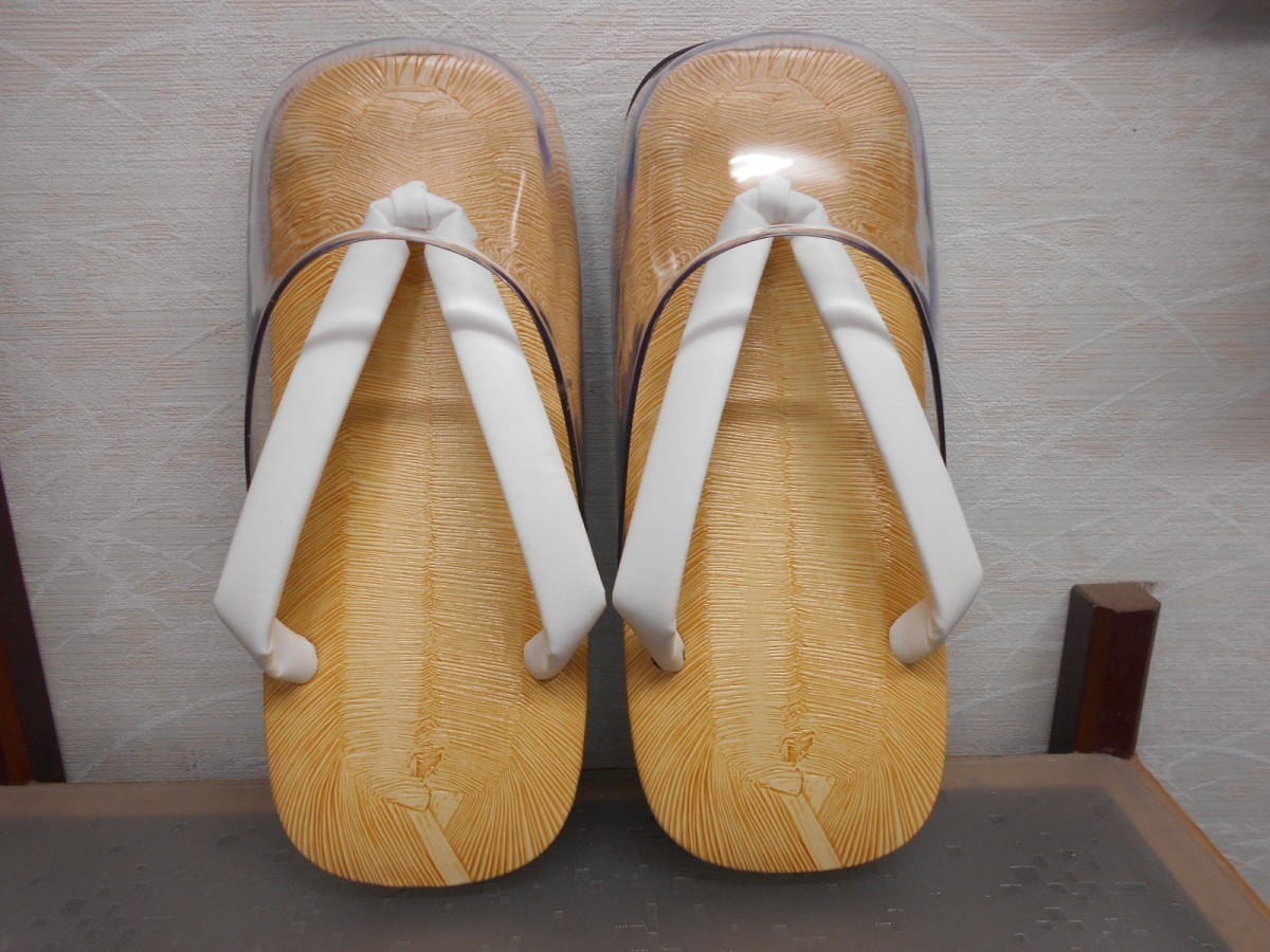  snow undergrowth sandals setta hour rain put on footwear yellow Chiba urethane thickness bottom white nose .L24.5-26.5cm