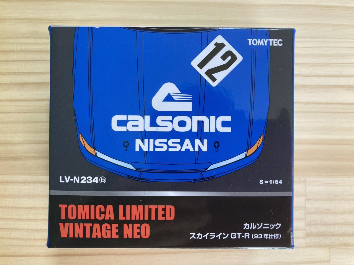 ☆トミーテック リミテッドヴィンテージネオ【カルソニック CALSONIC 日産 スカイライン GT-R32 (93年仕様) 】LV-N234b ☆_画像1