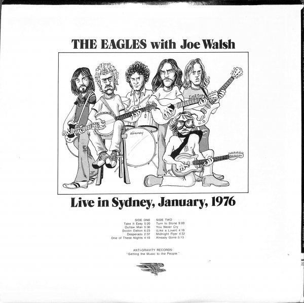 [B10] 米LP Eagles Welcome To The Late Show 102 ANTI-GRAVITY /00260レコード_画像2