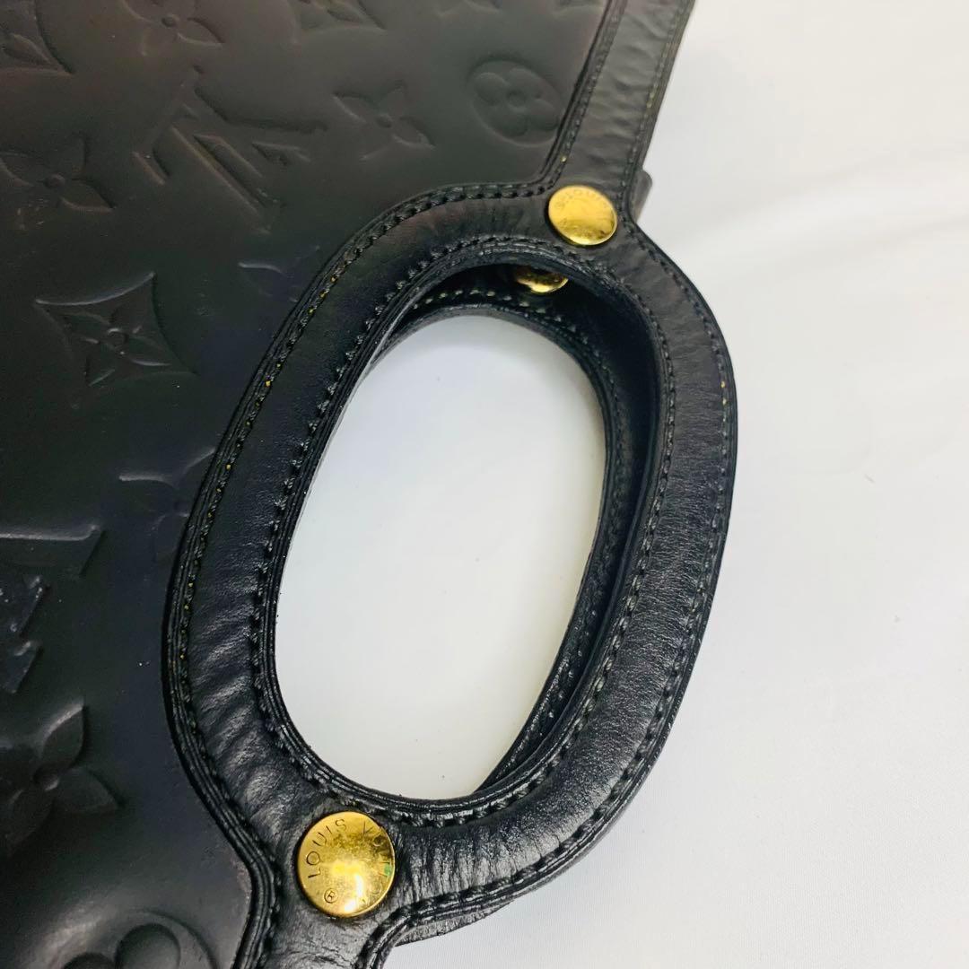 ◆美品◆ ルイ ヴィトン ヴェルニ ロクスバリー ショルダー バッグ マット 黒