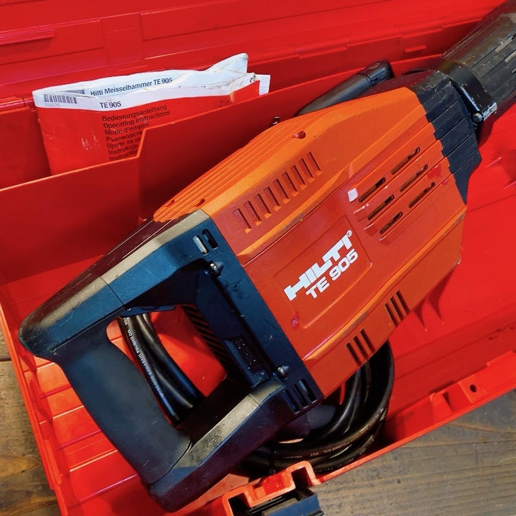 7日保証】使用少ない 美品 HILTI ヒルティ 電動ハツリ機 TE905 7日保証】使用少ない 美品 HILTI ヒルティ 電動ハツリ機 TE905