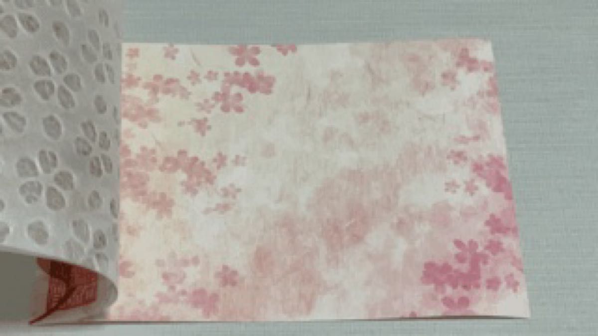 柏神社　三月の御朱印『桜詣』桜模様のレース和紙重ねのキレイな御朱印です。
