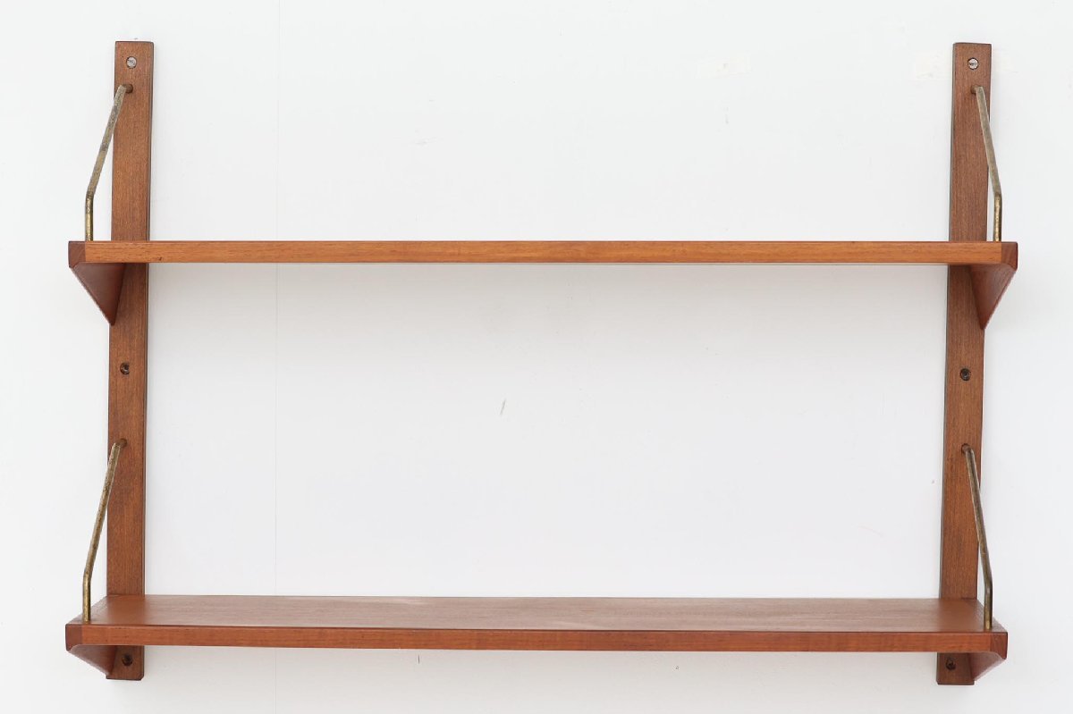  Denmark made ornament shelf / wall shelf cheeks material Northern Europe furniture Vintage 