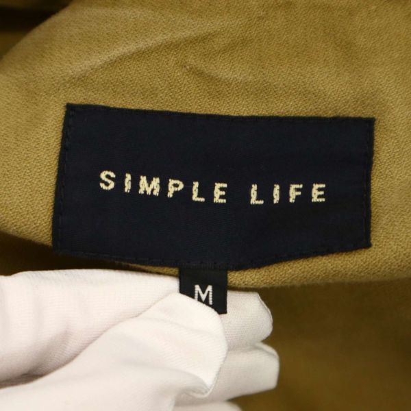 【新品 未使用】 SIMPLE LIFE シンプルライフ レナウン 通年 ジップポケット★ M-65風 ジャケット Sz.M　メンズ　C3T09183_A#O_画像7