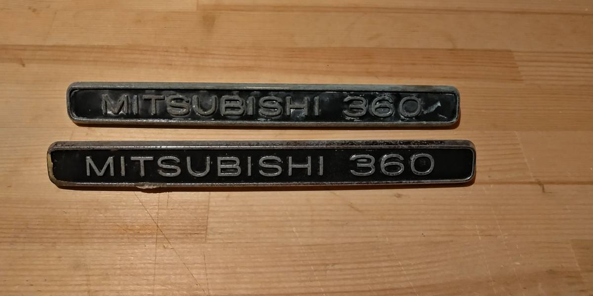  Mitsubishi 360 крыло эмблема б/у товар бесплатная доставка старый машина 