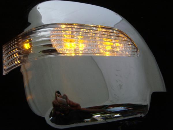  хромированный LED зеркало на двери зеркало заднего вида корпус зеркала Мицубиси Pajero V20 серия V40 серия 