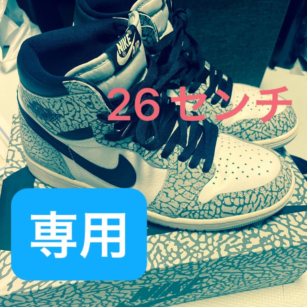 NIKE AIR JORDAN1 retro high OG エレファント-