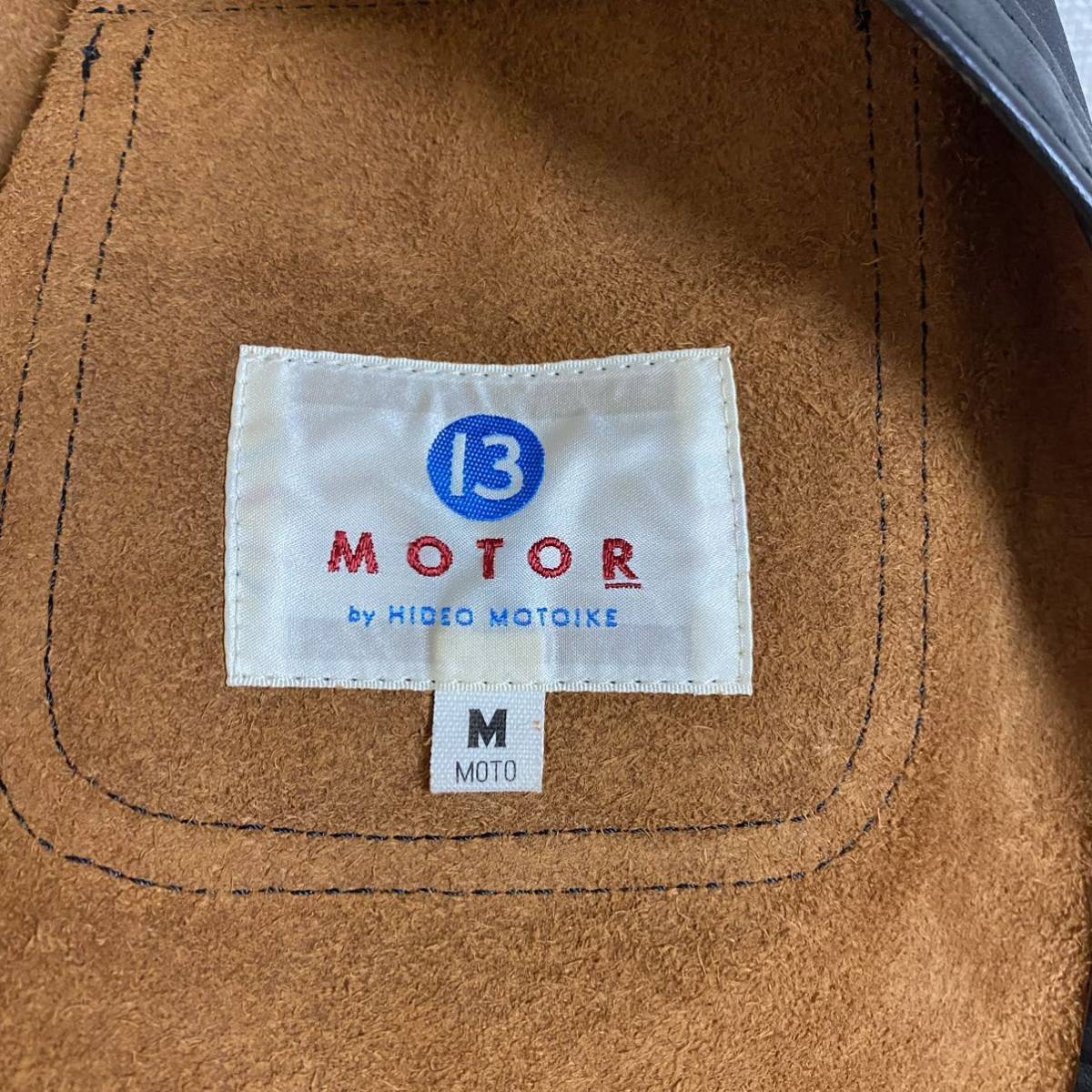 【MOTOR モト Leather Arts & Crafts MOTO Leather & Silver レザー シャツ ジャケットブラック HIDEO MOTOIKE 本池秀夫 伝説の革職人】_画像10