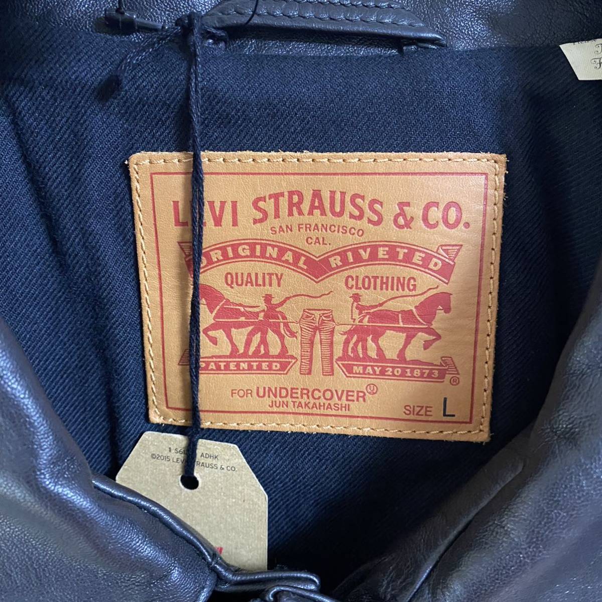 新品未使用 タグ付き UNDERCOVER × Levi's TYPE1 レザー 新品未使用 タグ付き UNDERCOVER × Levi's TYPE1 レザー