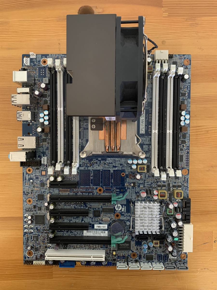 HP Z420 Workstation/Xeon E5-1603 2.8GHz CPUファン マザー ボード ソケット：2011 管理種別：O_画像1