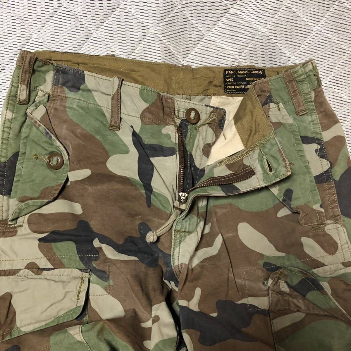 30×30 POLO RALPH LAUREN ヴィンテージ加工 カーゴパンツ 迷彩 6