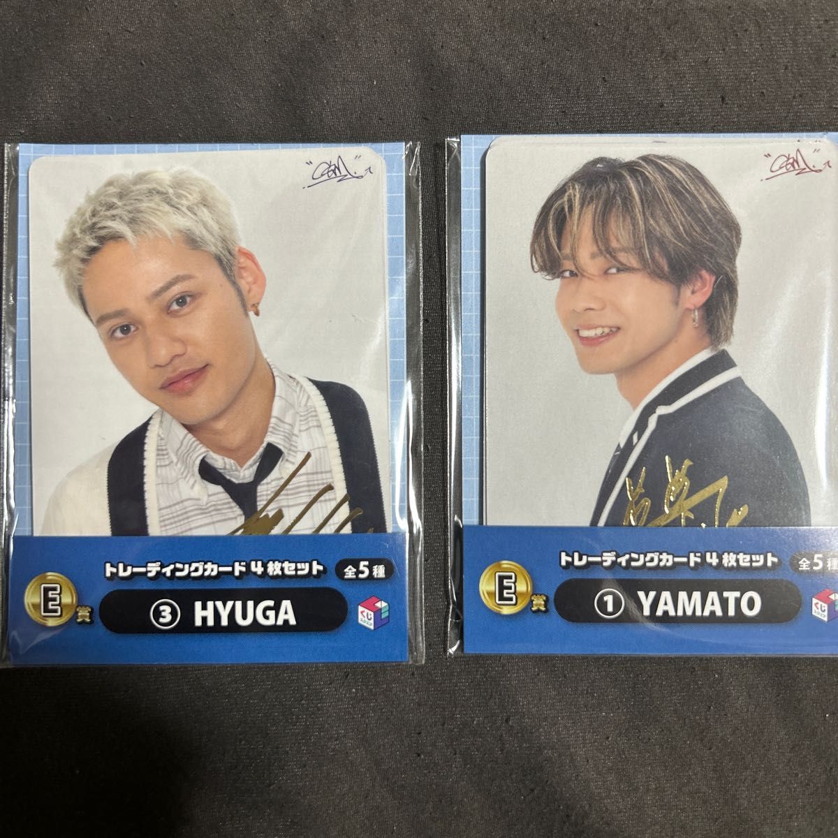 コムドット一番くじE賞 YAMATO HYUGAトレーディングカード 4枚セット