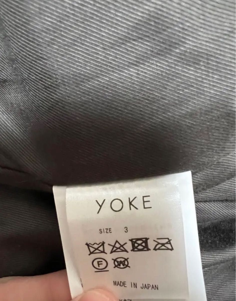 YOKE / BROKEN AWARD JACKET(CHARCOAL BROWN)