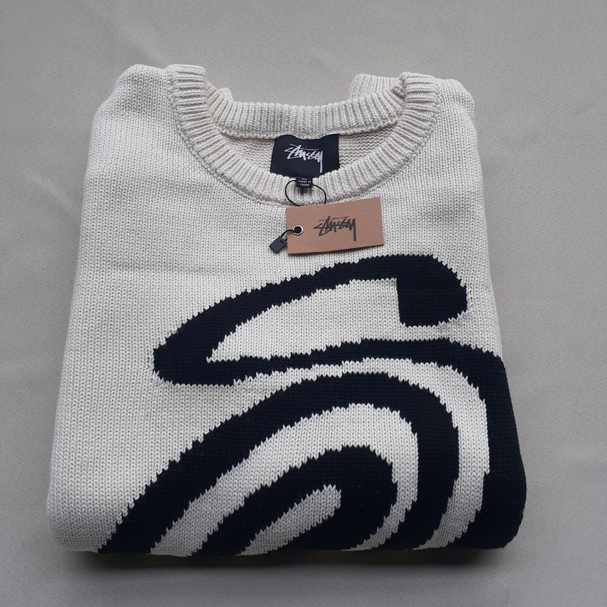 ステューシー STUSSY CURLY SWEATER ニット セーター L - トップス