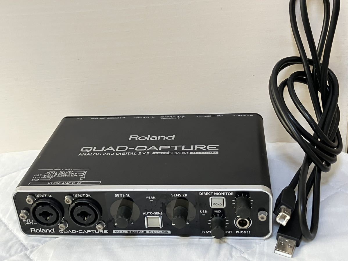 【ZK-2】Roland ローランド Audio Interface オーディオインターフェイス MODEL:UA-55 動作未確認/ヤマト60s_画像1