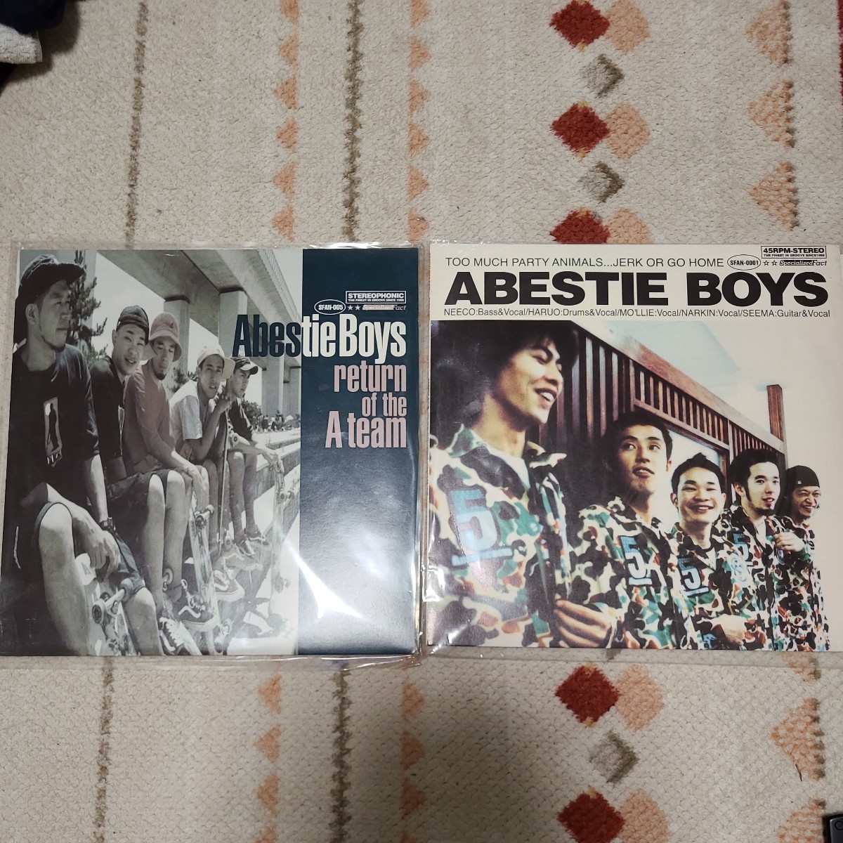 ABESTIE BOYS レコード2枚