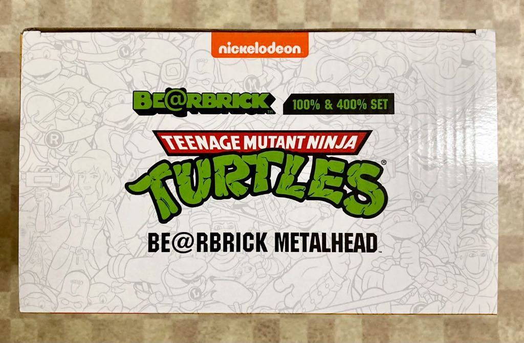 ※400%のみ ベアブリック METALHEAD BE@RBRICK MEDICOM TOY TEENAGE MUTANT NINJA TURTLES タートルズ_画像7