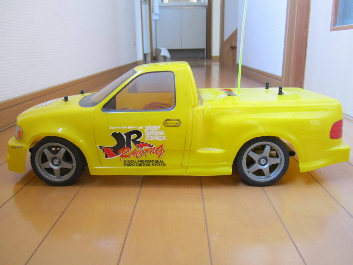 4WD タミヤ RC 1/10 フォード SVT F-150 ライトニング Tamiya TL-01 ford svt f150 lightning TL01 F-150 RC 4 Wheel Drive 動作品? 廃版_画像7