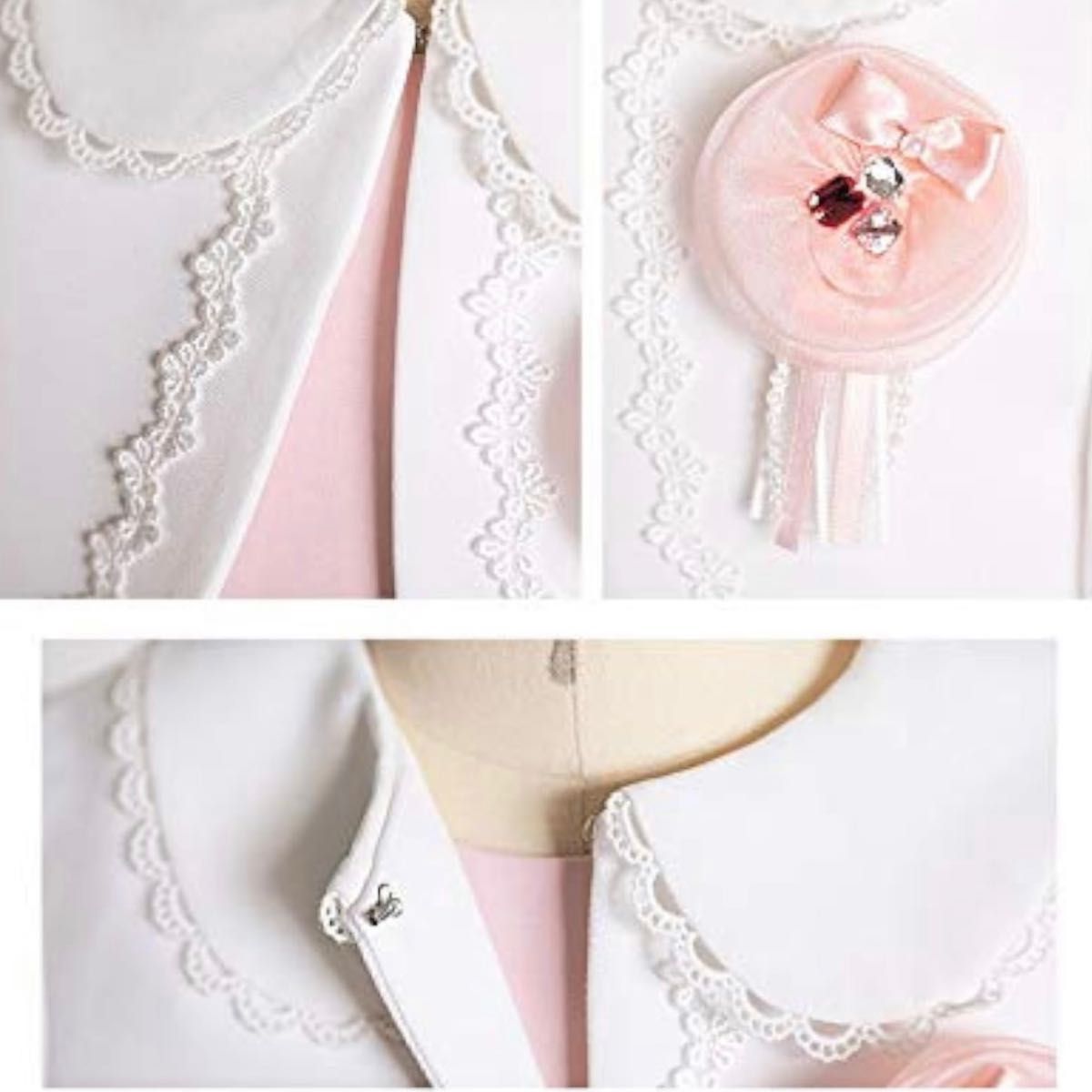 新品】arisana 女の子 ボレロ+ワンピース+リボンチャーム 3点セット