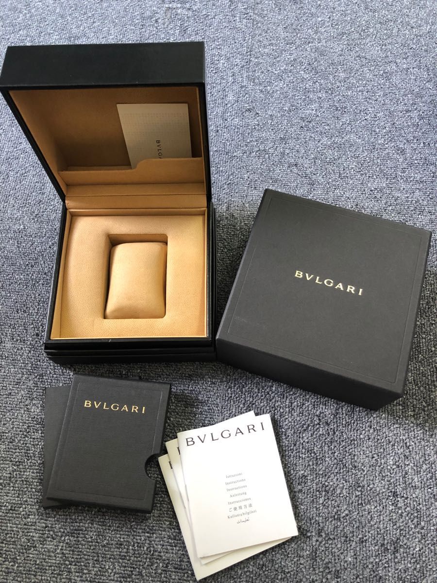 ブルガリ腕時計 箱 BOX ボックス ケース 保証書付き未記入あり